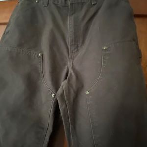 Carhartt Brown Mens Lose fit 32x36 pants/jeans